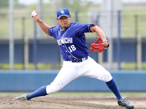 中日松坂大輔（2019年7月5日撮影）