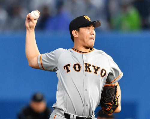 巨人山口俊（2019年6月29日撮影）