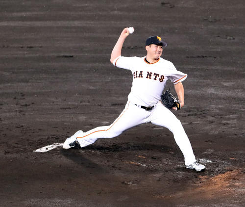 全パ対全セ　全セ先発の巨人菅野（撮影・垰建太）