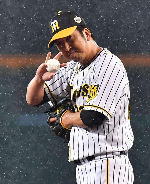全セ対全パ　全セ6番手で登板する藤川（撮影・上田博志）