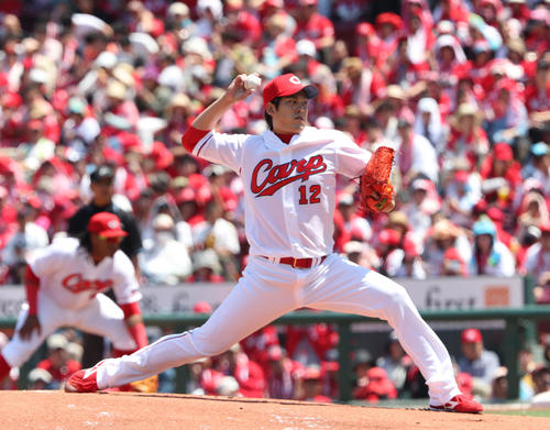 広島九里亜蓮（2019年6月9日撮影）