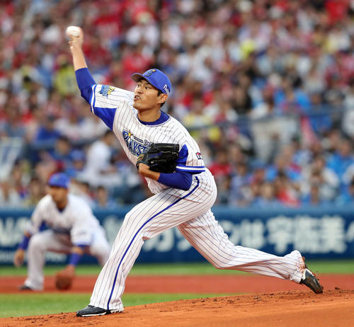 DeNA井納（2019年6月30日撮影）