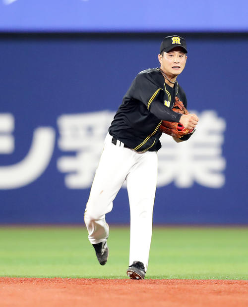 阪神木浪聖也（2019年7月2日撮影）