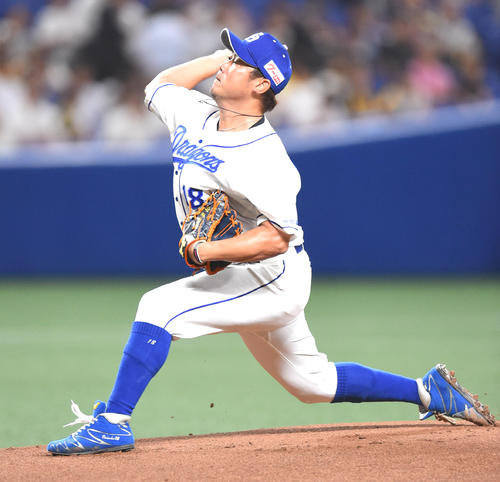中日松坂大輔（2019年7月16日撮影）