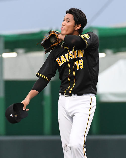 ウエスタン・リーグ　ソフトバンク対阪神　先発の藤浪晋太郎（撮影・今浪浩三）