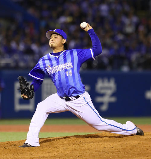DeNA石田健大（2019年5月18日撮影）