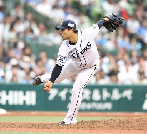 西武松本航（19年撮影）