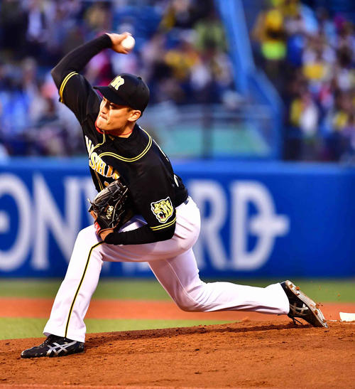阪神秋山拓巳（2019年5月7日撮影）