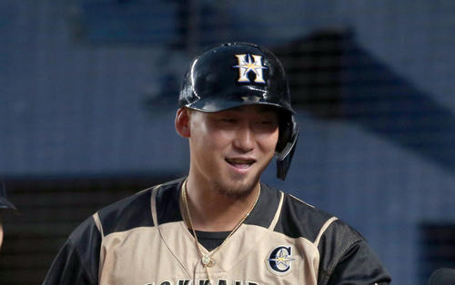 日本ハム中田翔（2019年7月8日撮影）