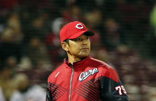 広島緒方孝市監督（2019年4月10日撮影）