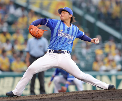 阪神対DeNA　阪神戦に先発する浜口（撮影・前田充）