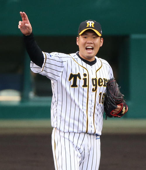 阪神西勇輝（2019年7月21日撮影）