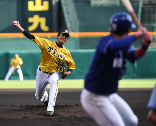 中日戦に先発した藤浪は6回を6安打2失点で敗戦投手となる（撮影・奥田泰也）