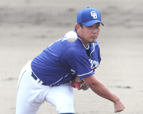 中日松坂大輔（2019年7月5日撮影）