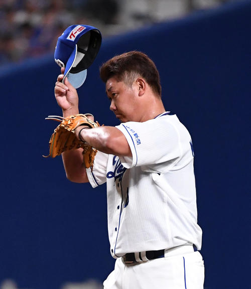 中日松坂大輔（2019年7月27日撮影）