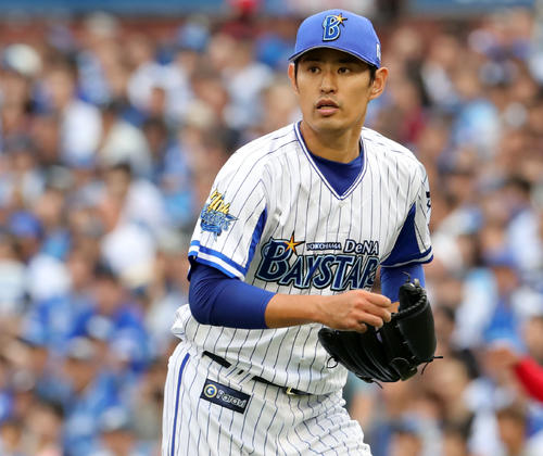 DeNA井納翔一（2019年7月15日撮影）