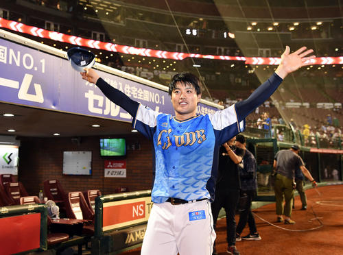 西武松本航（2019年7月24日撮影）
