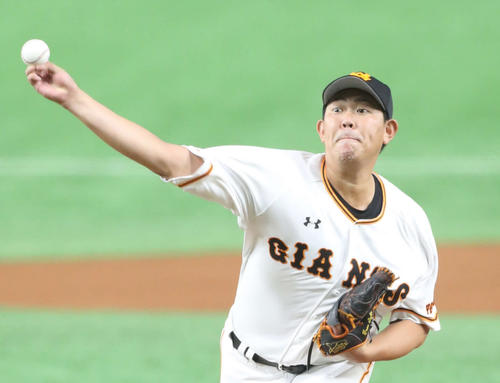 巨人山口俊（2019年7月30日撮影）