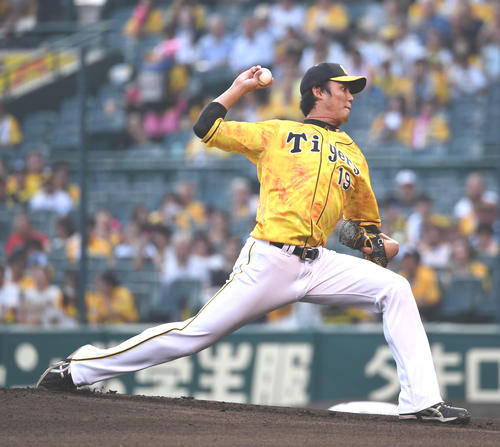 阪神対中日　阪神先発の藤浪晋太郎（撮影・奥田泰也）