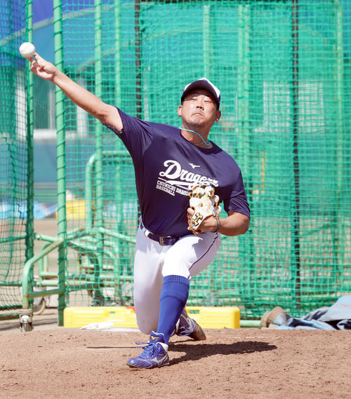 中日松坂大輔（2019年8月5日撮影）