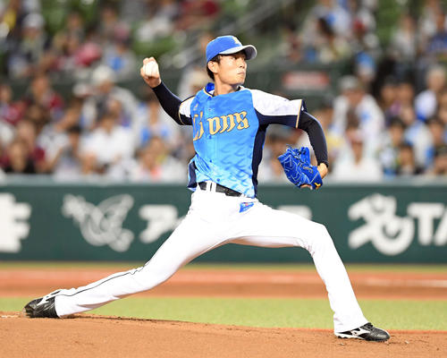 西武対楽天　西武の先発今井（撮影・たえ見朱実）