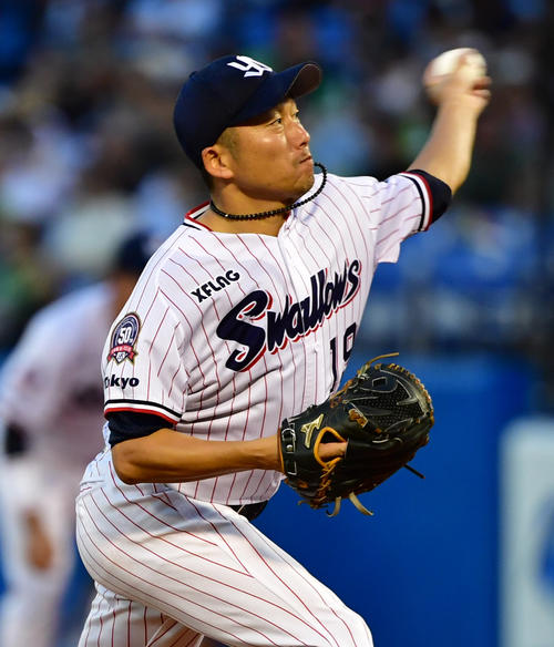 ヤクルト先発石川（撮影・清水貴仁）