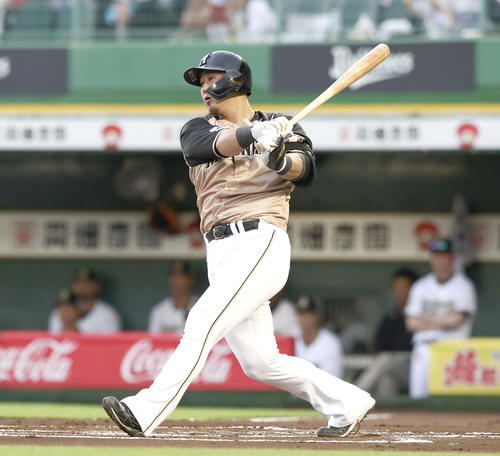日本ハム中田翔（2019年7月23日撮影）