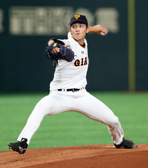 巨人高橋優貴（2019年7月31日撮影）