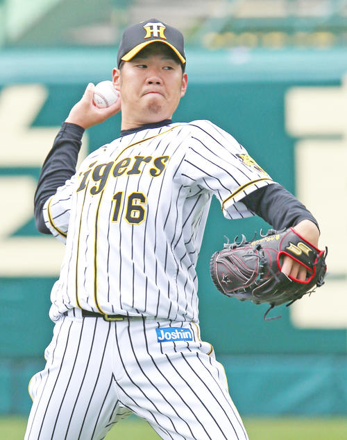 阪神西勇輝（2019年3月1日撮影）