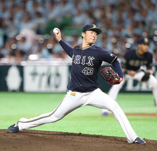 オリックス山本由伸（2019年7月27日撮影）