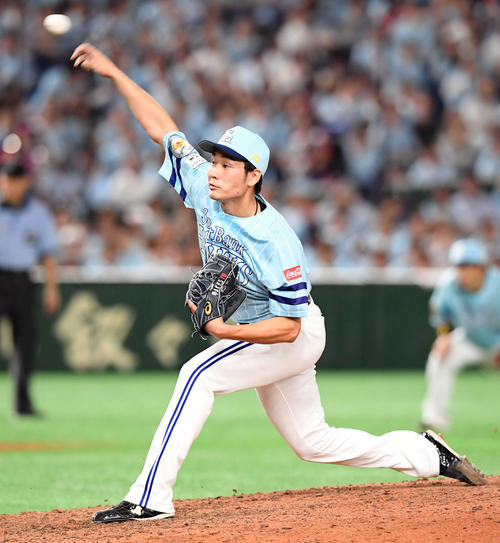 ソフトバンク武田翔太（2019年7月8日撮影）