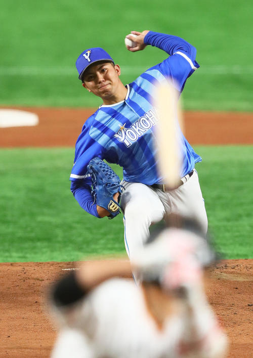 DeNA東克樹（2019年5月22日撮影）