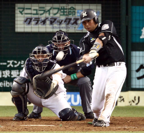 里崎智也氏（2010年10月10日撮影）