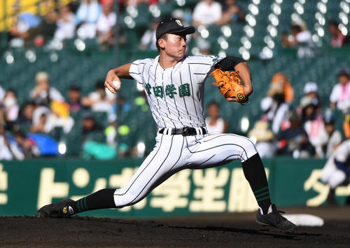 津田学園・前佑囲斗（2019年8月13日）