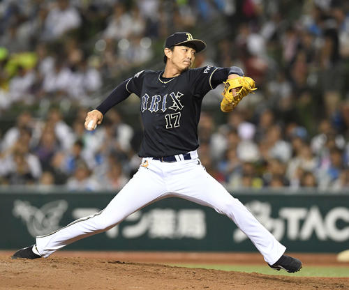 オリックス増井浩俊（2019年8月14日撮影）