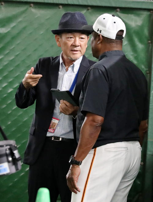 巨人対阪神　鈴木康友氏（撮影・加藤哉）＝2019年8月16日、東京ドーム