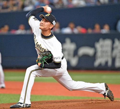 オリックス先発の竹安大知（撮影・渦原淳）