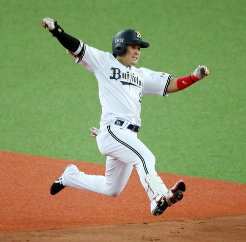 オリックス西野真弘（2019年7月2日撮影）
