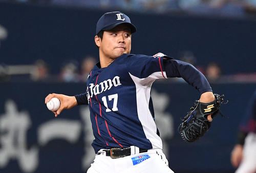 西武先発の松本航（撮影・奥田泰也）
