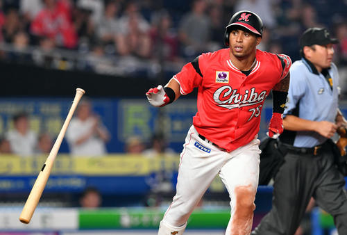 1日のオリックス戦で本塁打を放ったマーティン