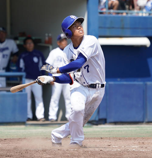 中日根尾昂（2019年7月31日撮影）