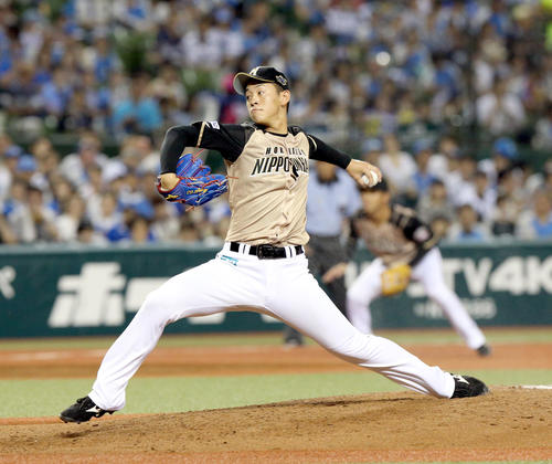 日本ハム北浦竜次（2019年7月27日撮影）