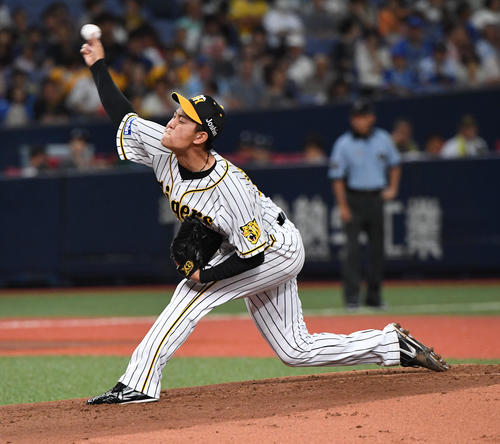 阪神対DeNA　阪神先発の望月（撮影・奥田泰也）