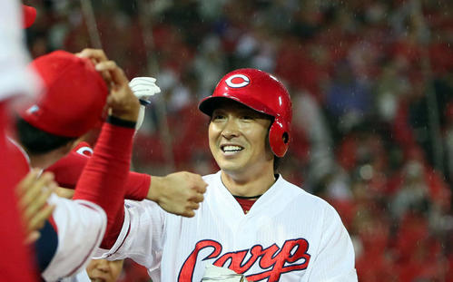 広島長野久義（2019年4月24日撮影）