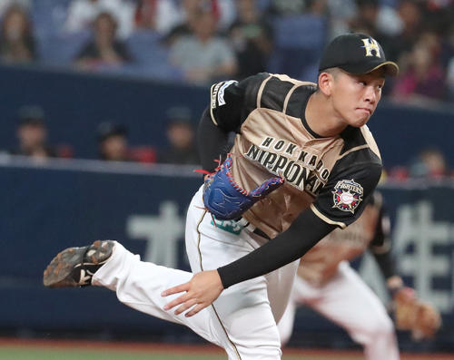 オリックス対日本ハム　オリックス戦に先発する北浦竜次（撮影・白石智彦）
