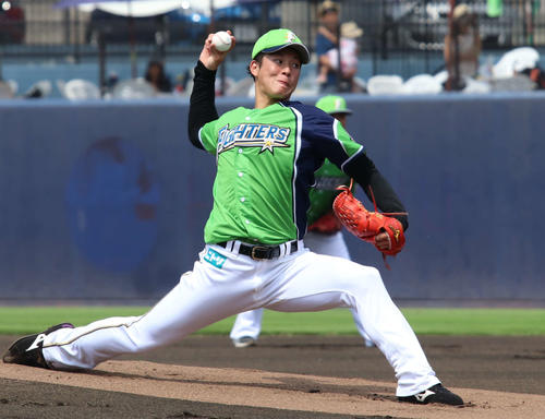 イースタン・リーグ　日本ハム対DeNA　先発登板した日本ハム吉田輝（撮影・山崎純一）