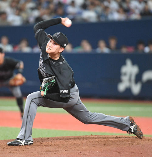 オリックス対日本ハム　オリックス先発の竹安大知（撮影・渦原淳）