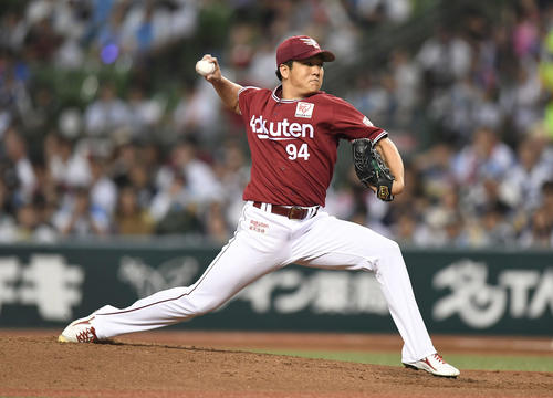 西武対楽天　楽天先発の石橋（撮影・鈴木みどり）