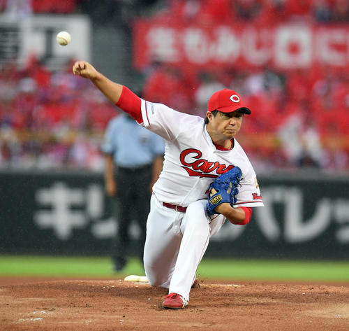 広島野村祐輔（2019年8月14日撮影）
