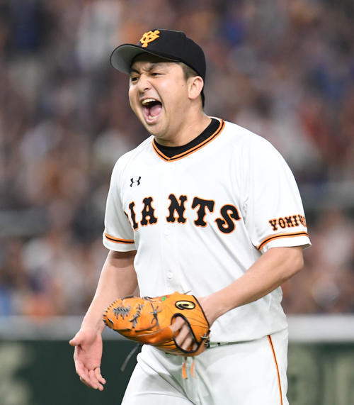 巨人沢村拓一（2019年8月24日撮影）